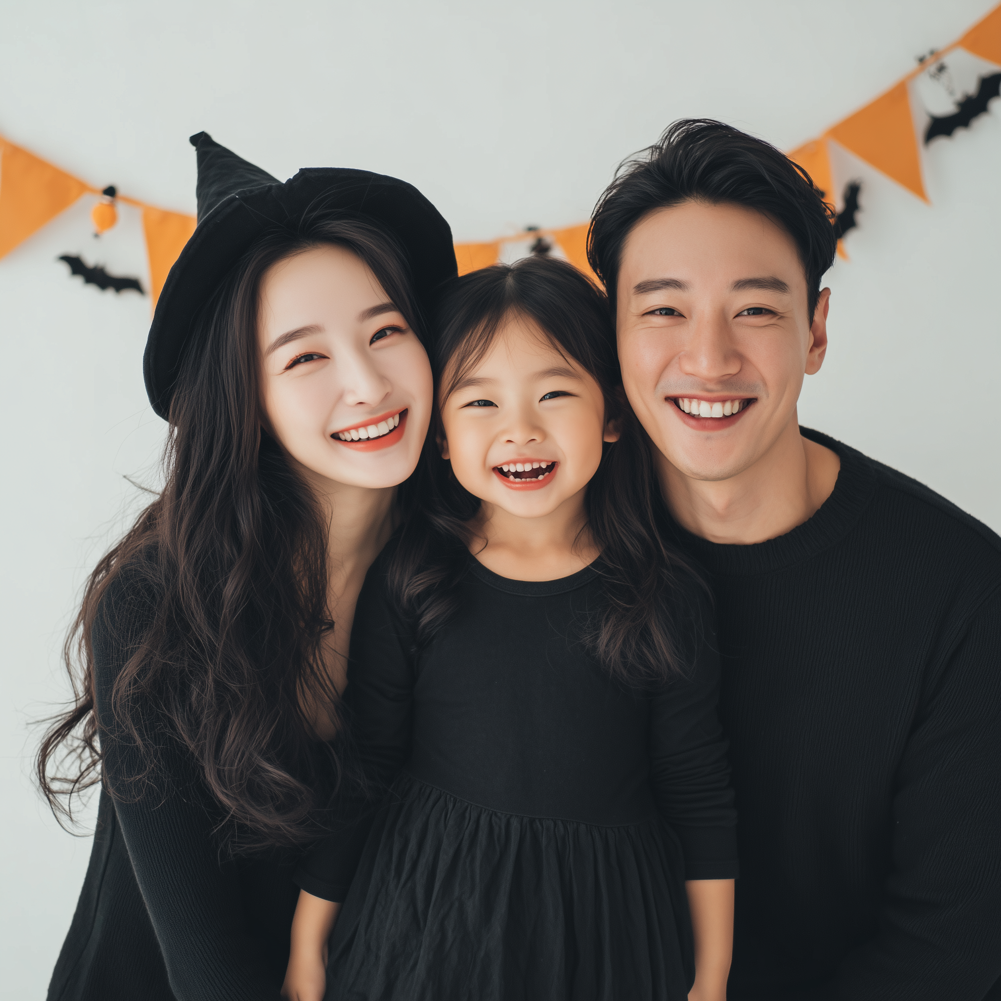 chury_0_a_little_girl_and_mother_and_father_in_a_black_witch_co_c8e6ba82-94d6-43ed-9cc5-9033132f6a88